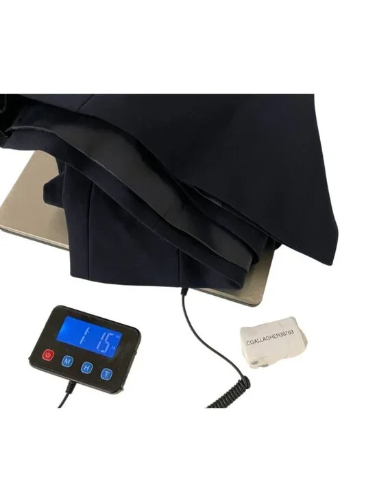 Zara Womens Vest M Blue Waistcoat Gold Buttons Double Breasted 8144/656 NWT - Picture 15 of 15